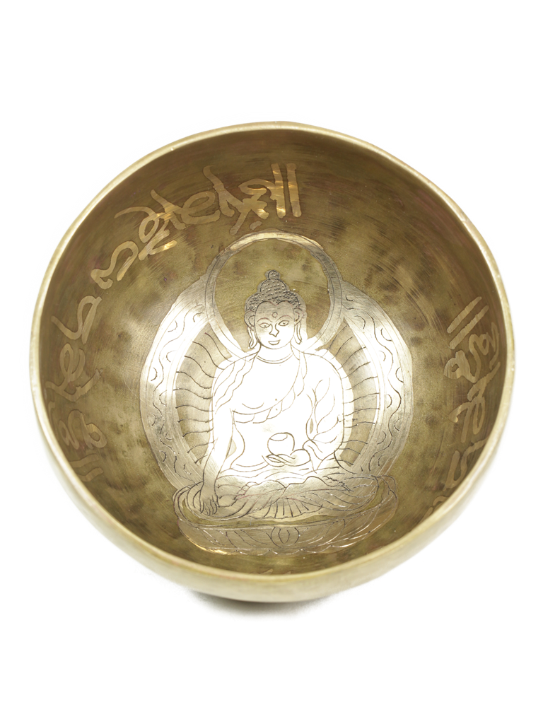 Klangschale Shakyamuni Buddha Handarbeit