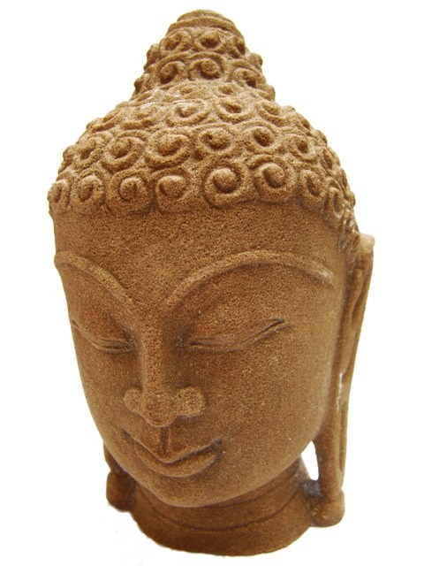 Buddha-Kopf, Sandstein 30 cm